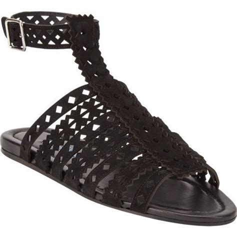 Cutout Leather Flats By Prada .